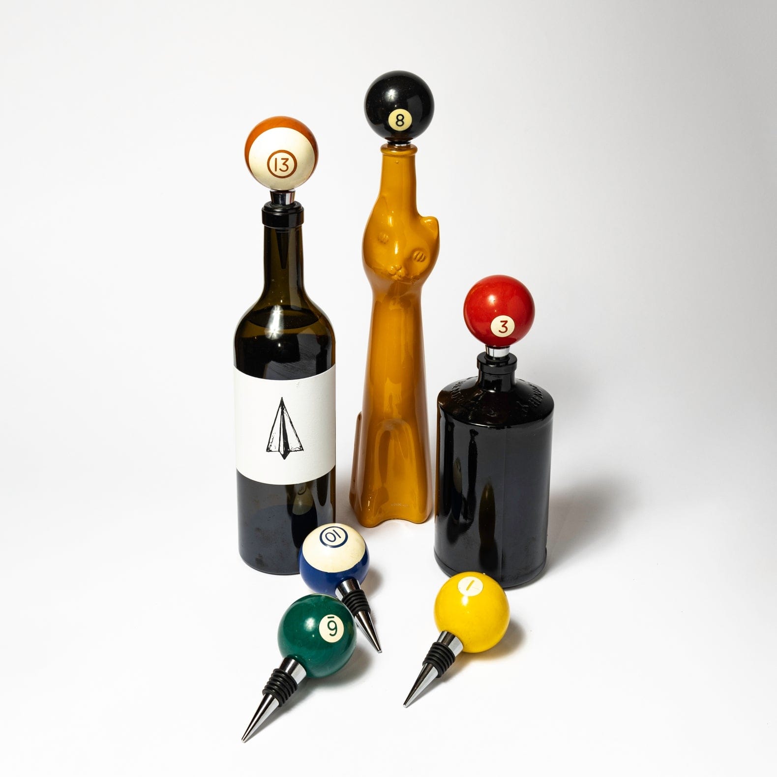 JTTP Products Vintage Billiard 8-Ball Bottle Stopper available in Joshua Tree at JT Trading Post