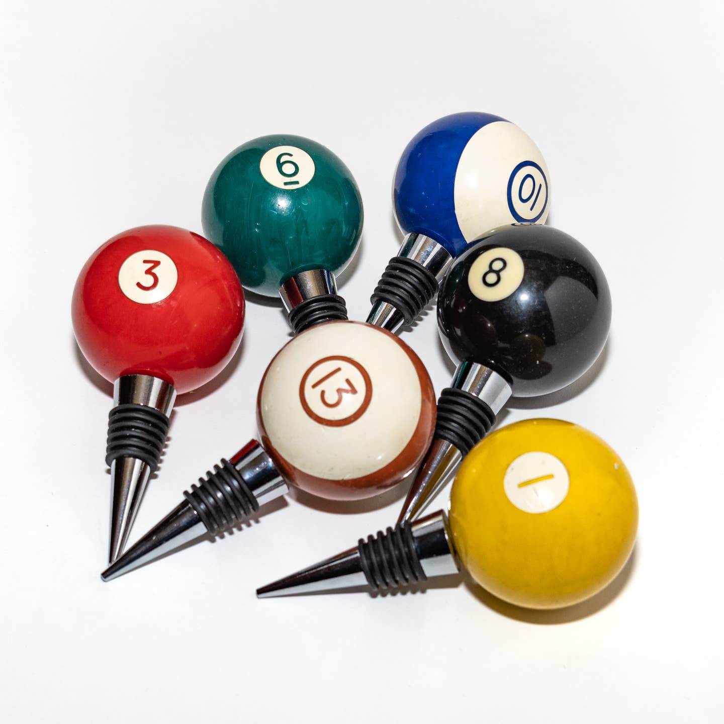 JTTP Products Vintage Billiard 8-Ball Bottle Stopper available in Joshua Tree at JT Trading Post