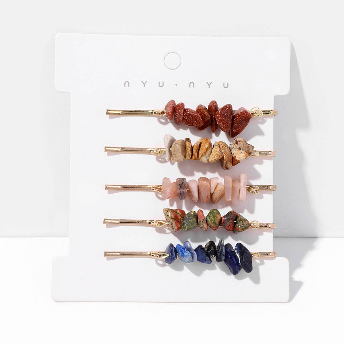 JTTP Products Natural Stone Hair Clip Set available in Joshua Tree at JT Trading Post