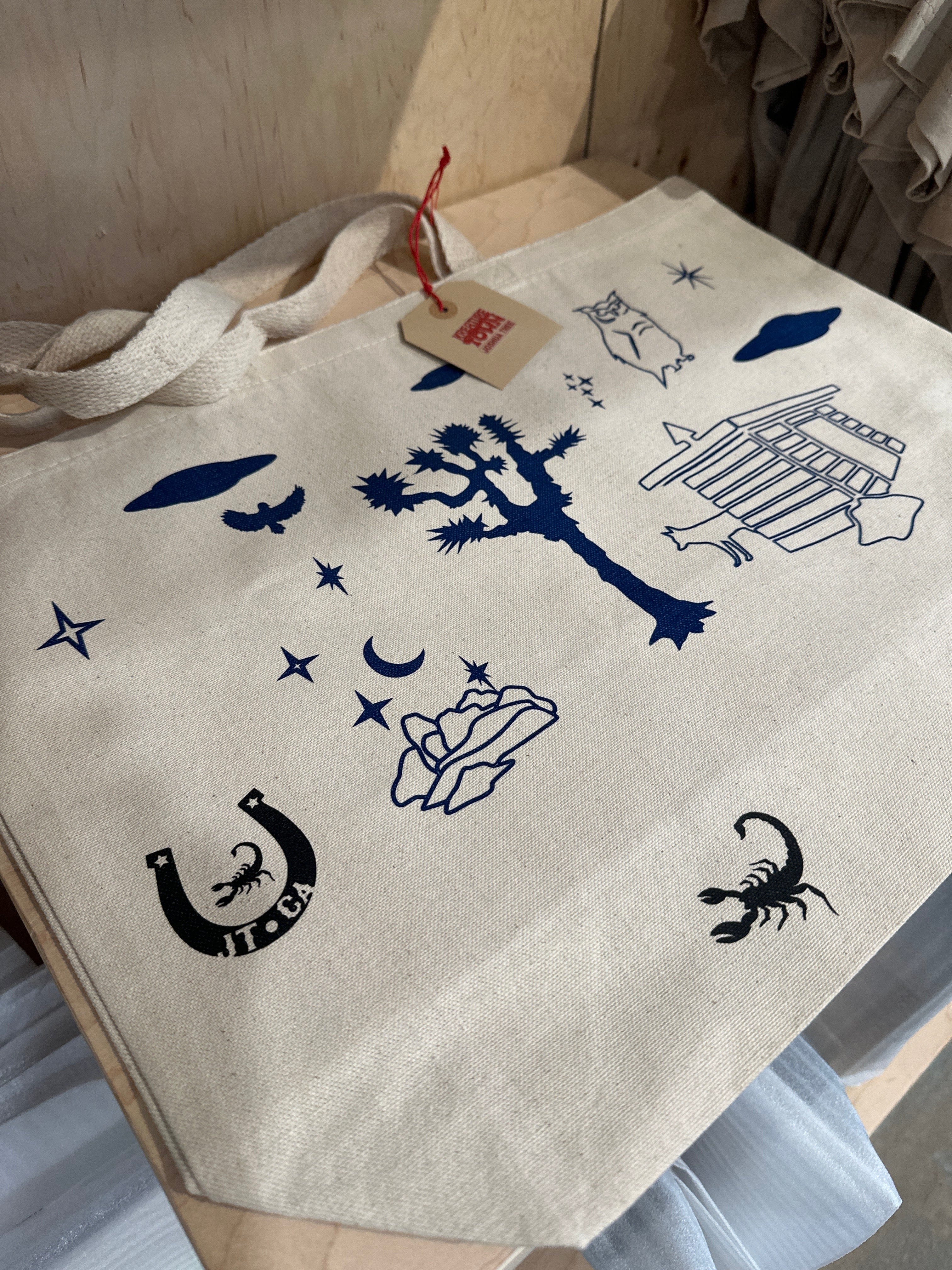 kreaturetown Desert Tote: Assorted Unique Designs available in Joshua Tree at JT Trading Post
