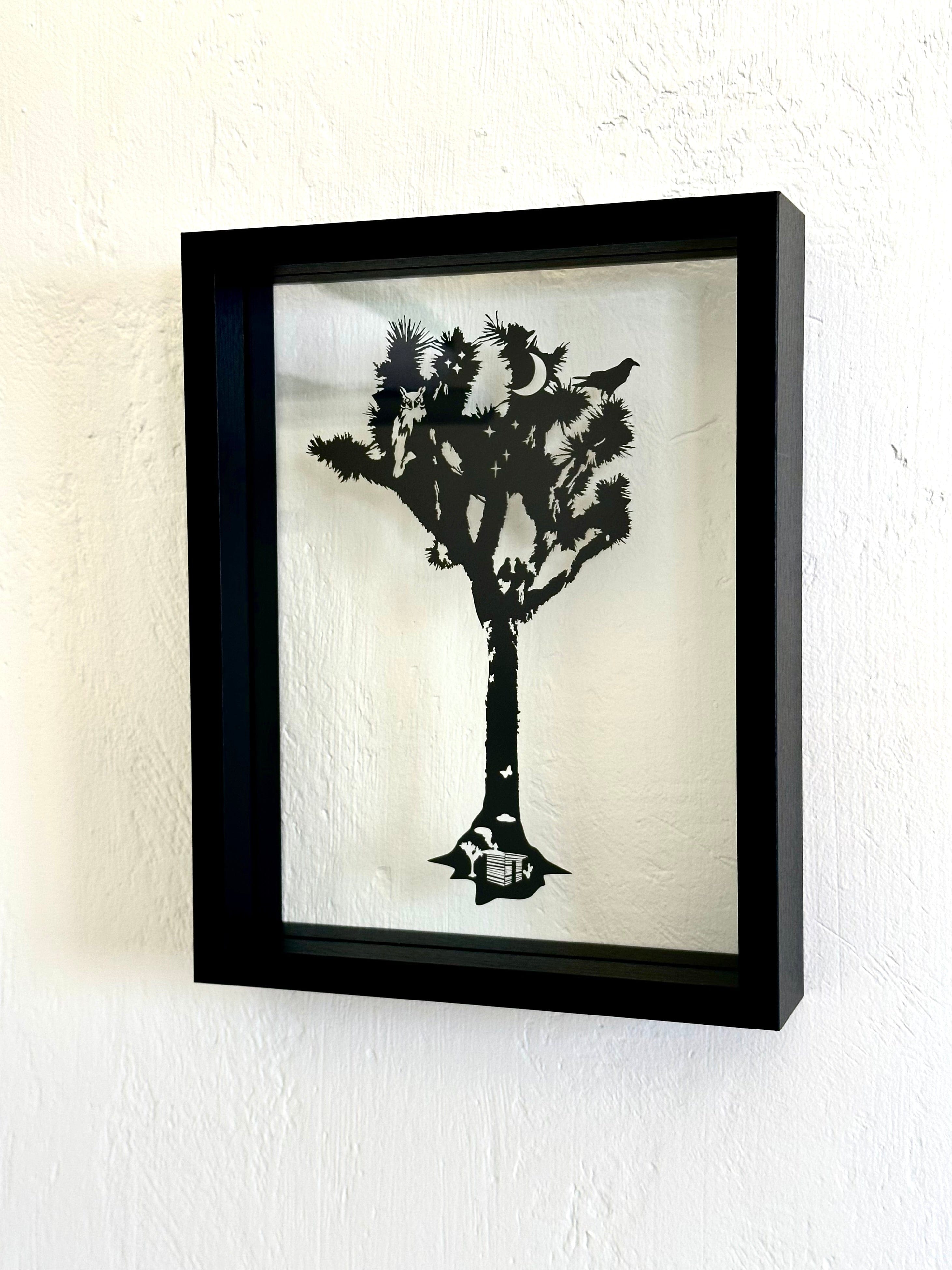 kreaturetown Joshua Tree:  Framed-Float "Tree"  5x7 Cut Paper available in Joshua Tree at JT Trading Post