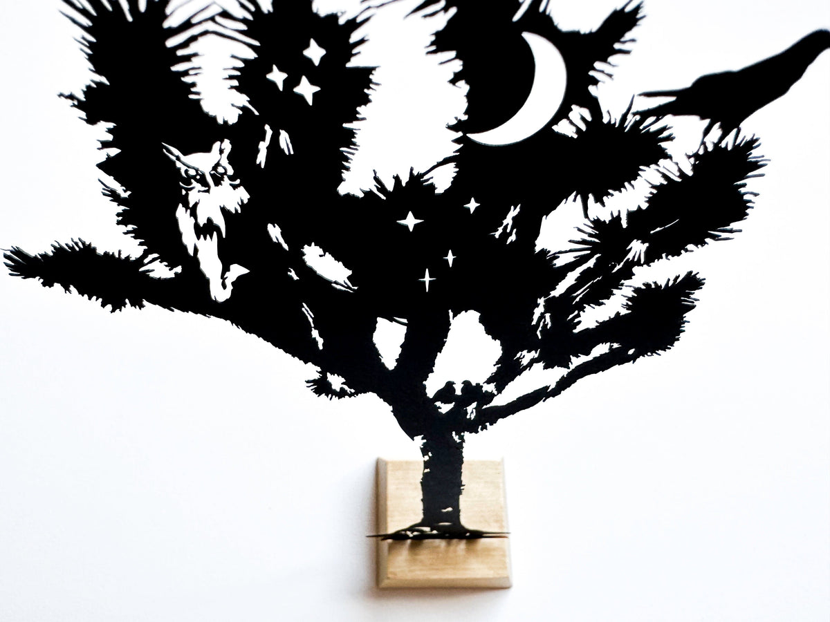 kreaturetown Joshua Tree:  "Tree"  5x7 Cut Paper available in Joshua Tree at JT Trading Post