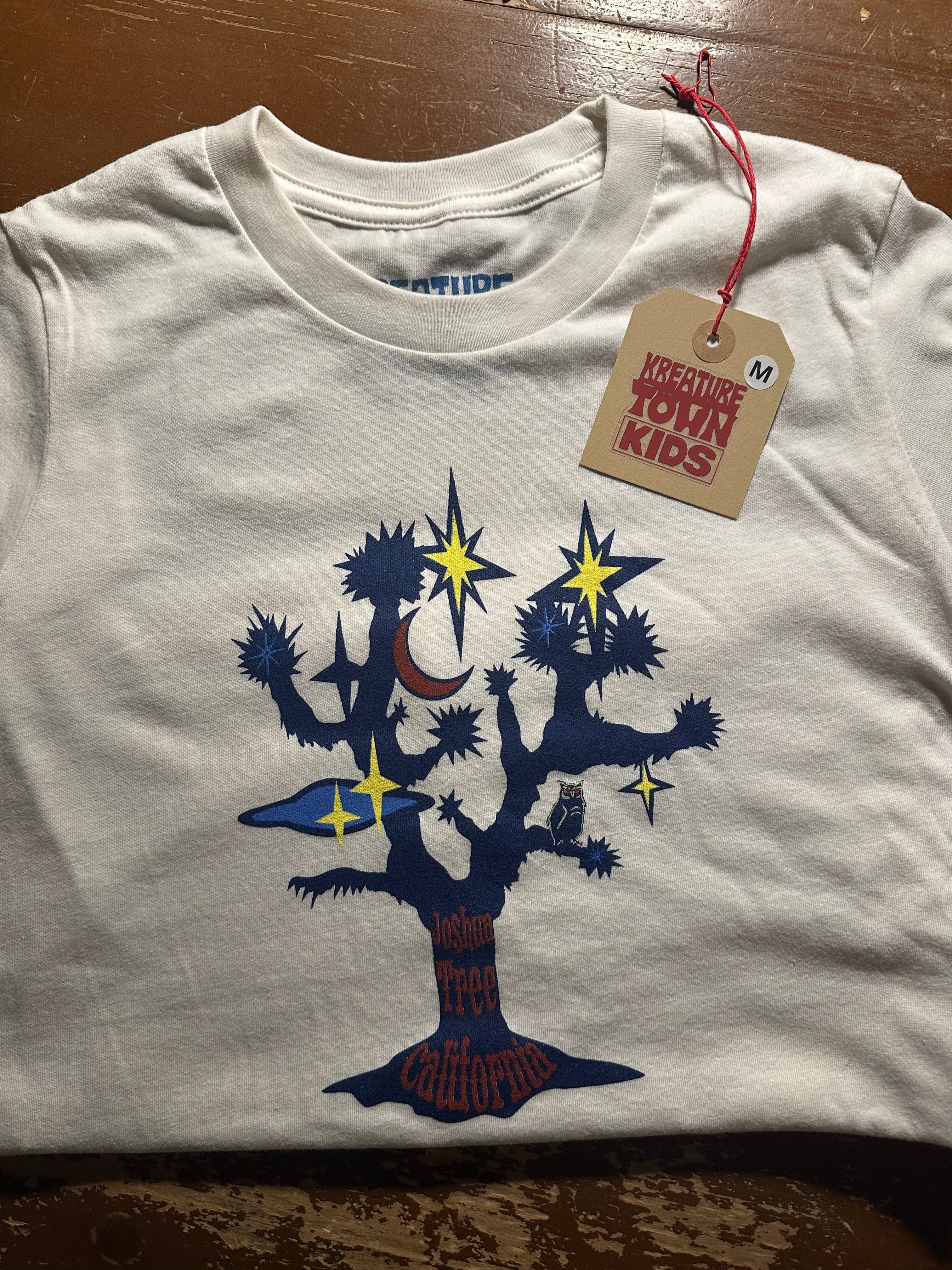 kreaturetown Kids Tee:  The Night Tree available in Joshua Tree at JT Trading Post