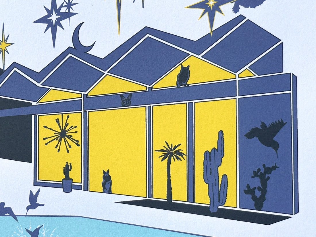 Palm Springs: "Twilight Time" 8 x 10 Screen Print