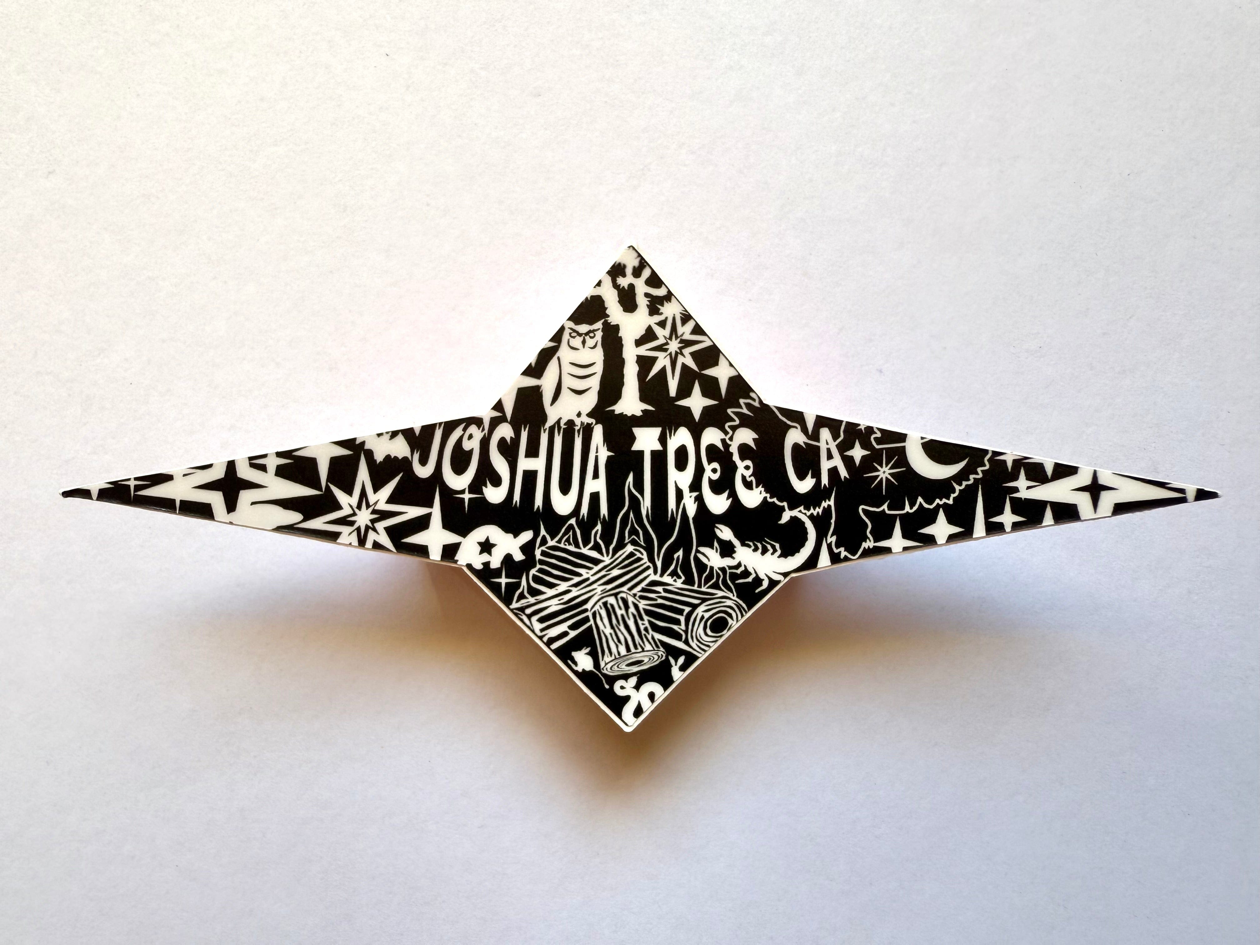 kreaturetown Star Ship Sticker-Joshua Tree Campfire available in Joshua Tree at JT Trading Post