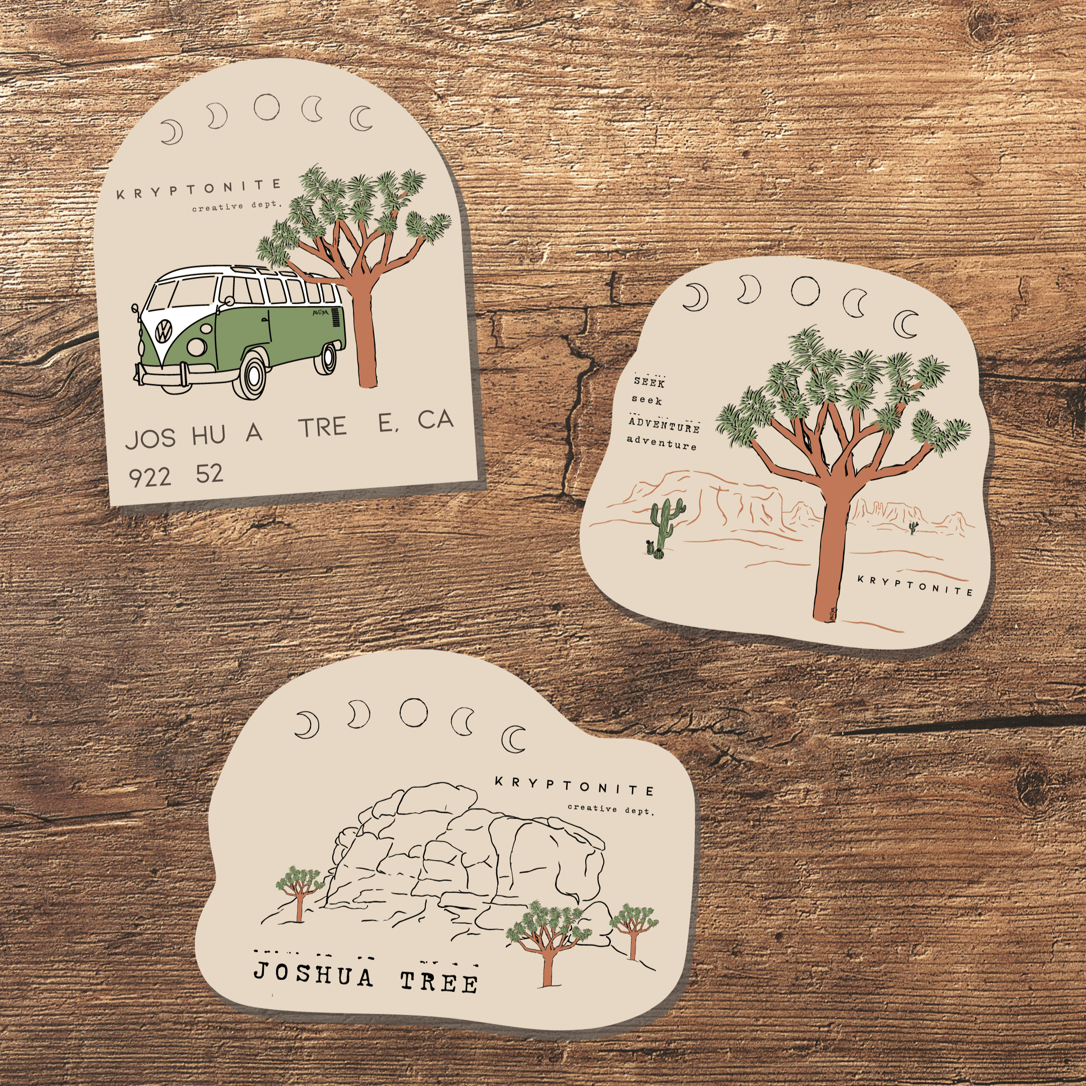 KRYPTONITE Destination: Joshua Tree, CA STICKER available in Joshua Tree at JT Trading Post