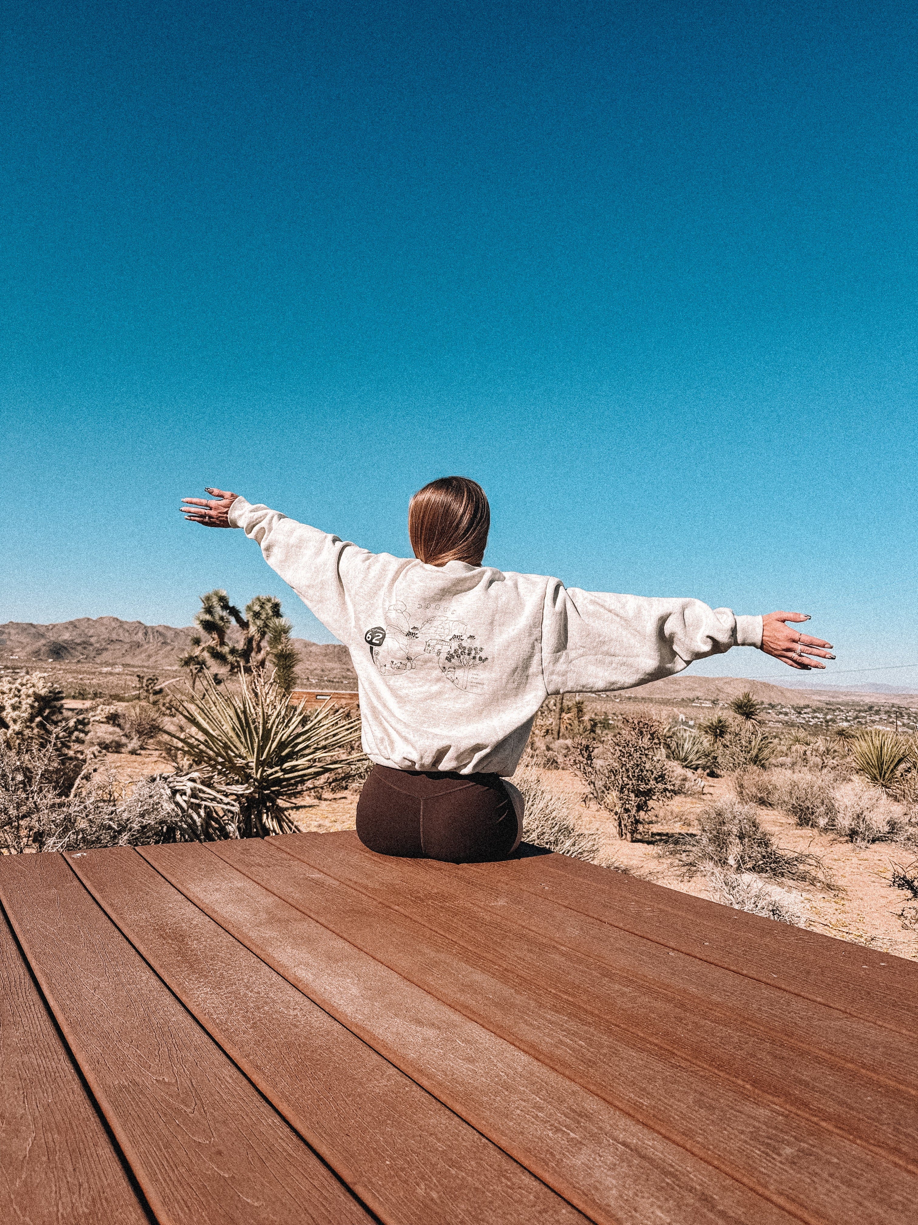 KRYPTONITE Destination: Joshua Tree Oversized Crew Neck available in Joshua Tree at JT Trading Post
