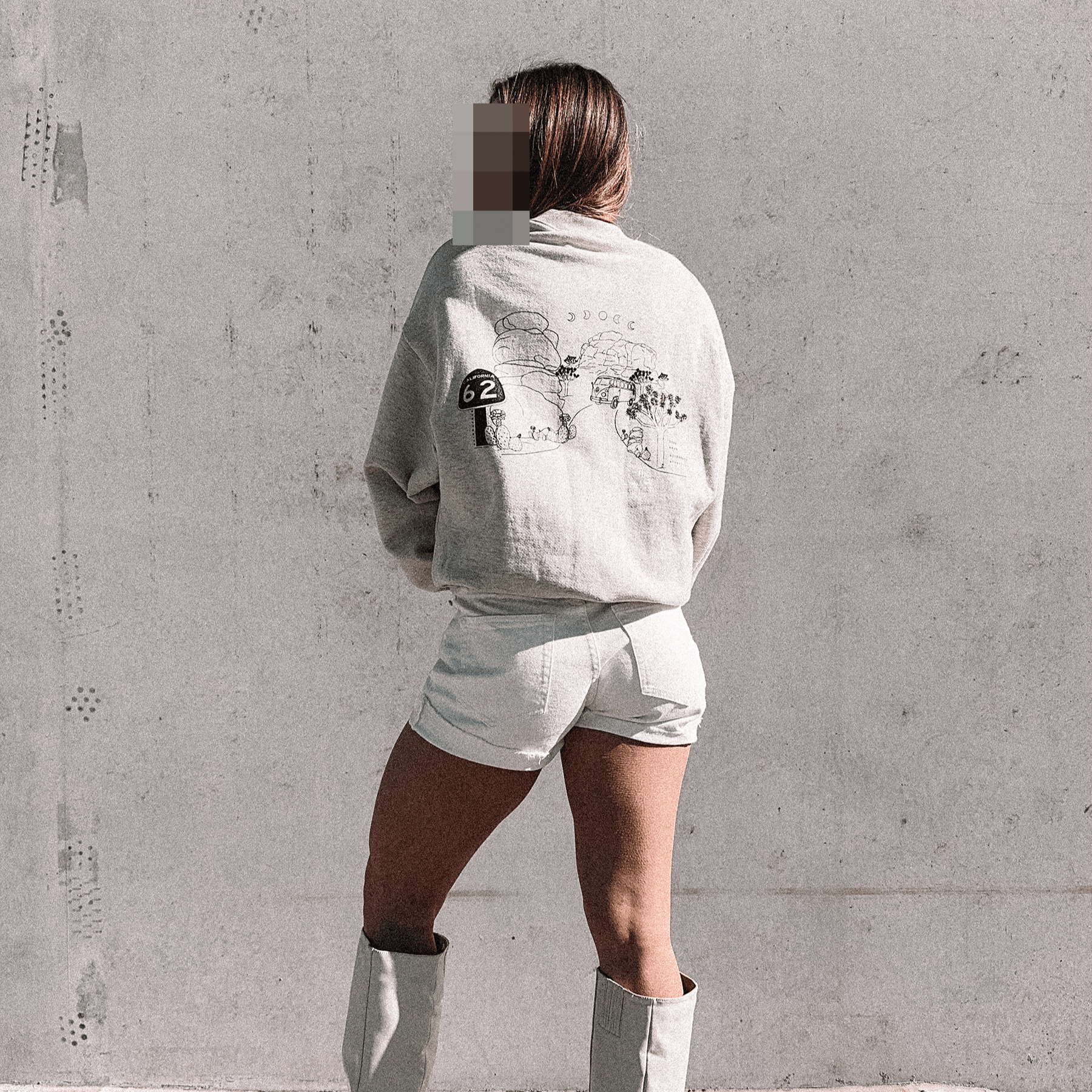 KRYPTONITE Destination: Joshua Tree Oversized Crew Neck available in Joshua Tree at JT Trading Post
