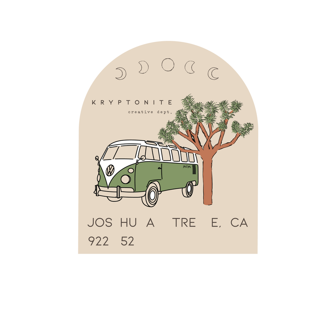 Destination: Joshua Tree, CA STICKER
