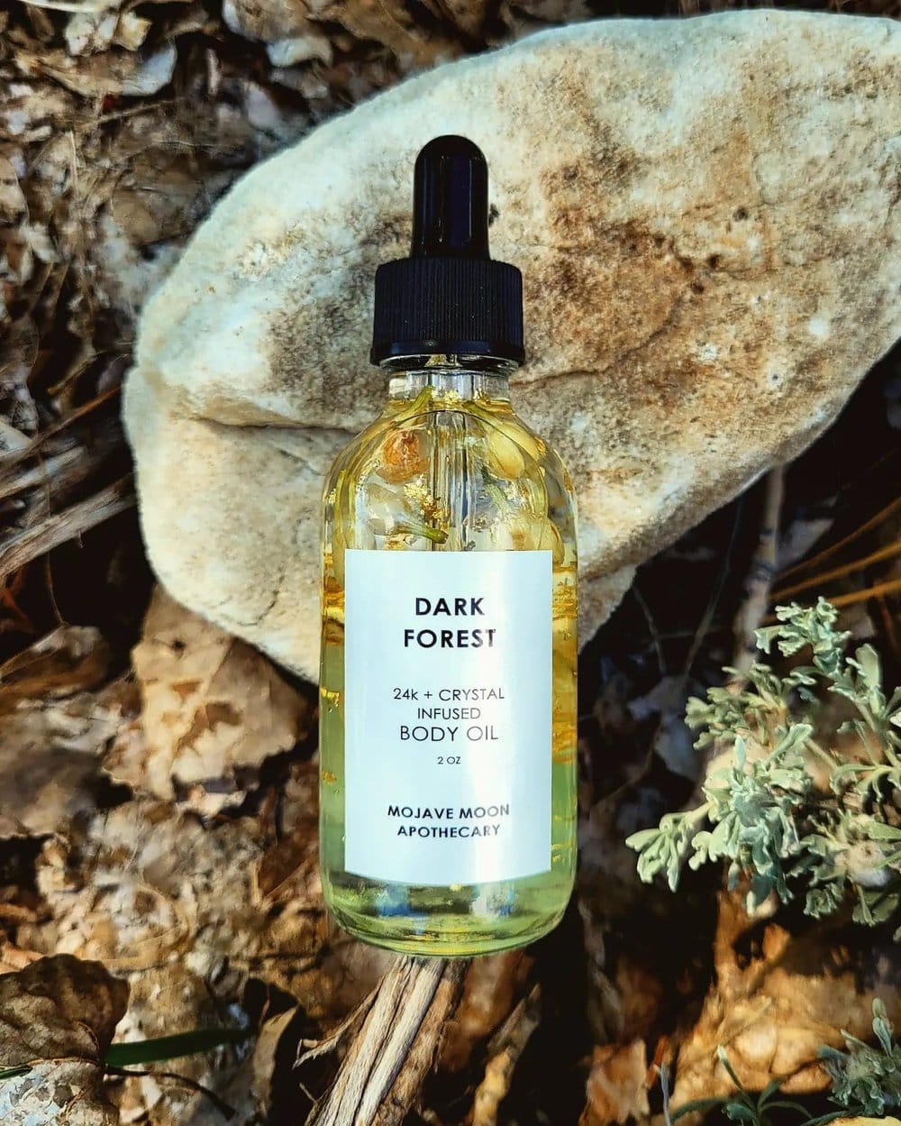 Mojave Moon Apothecary 24kt + Crystal Body Oil available in Joshua Tree at JT Trading Post