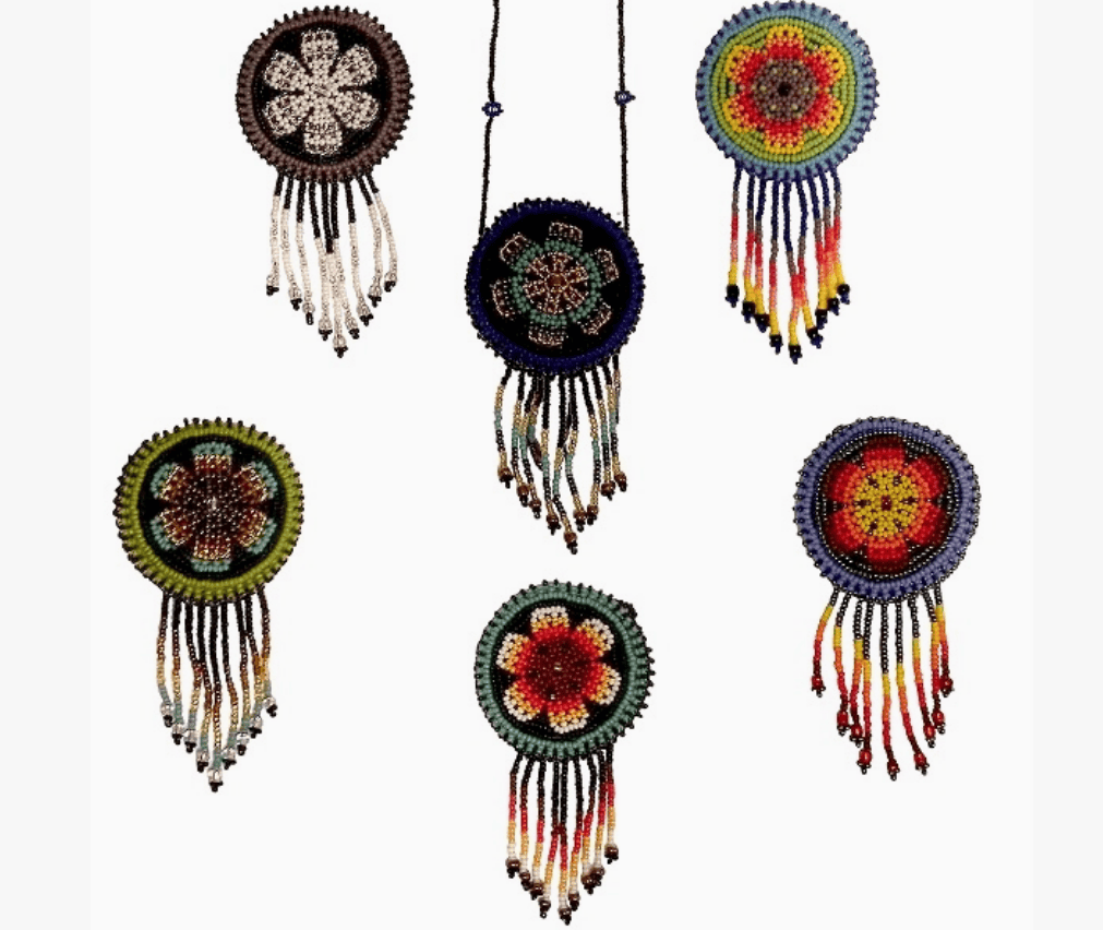 Mojave Moon Apothecary Hand-Beaded Necklace Bag available in Joshua Tree at JT Trading Post