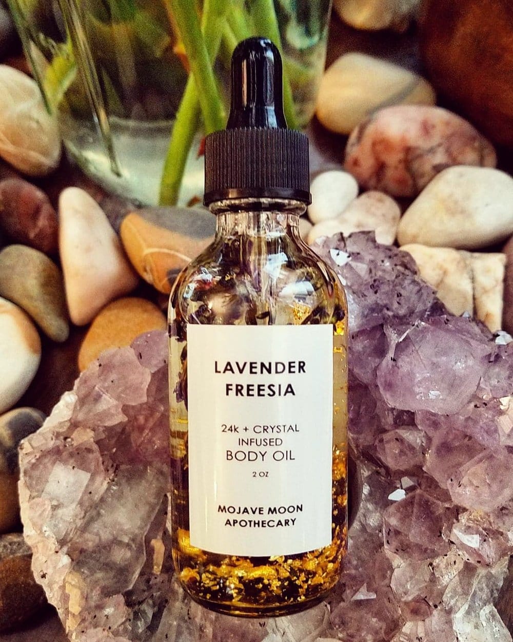 Mojave Moon Apothecary 24kt + Crystal Body Oil available in Joshua Tree at JT Trading Post