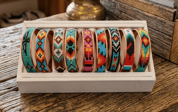 Seed Bead Cuff Bracelet