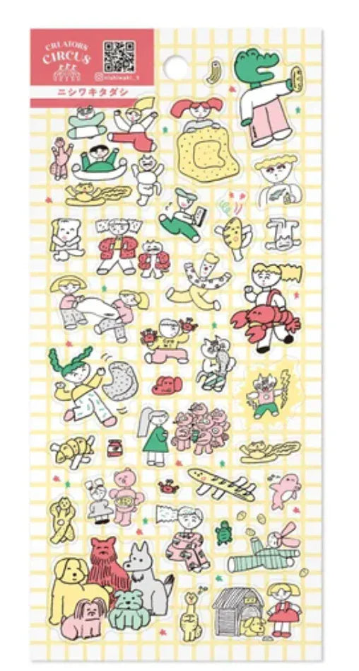 Opal Atlas Frontier Sticker Sheets - Creator's Circus available in Joshua Tree at JT Trading Post
