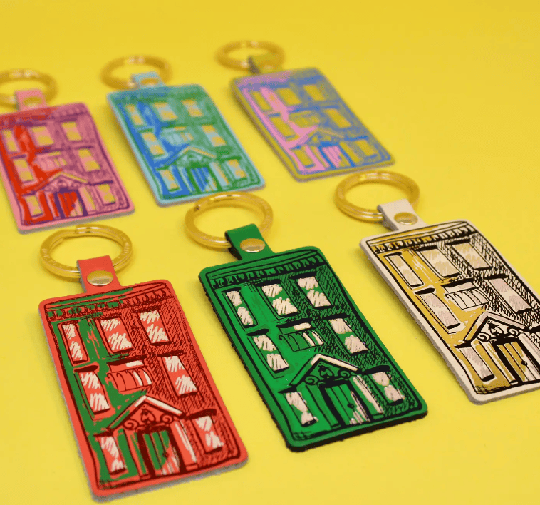Opal Atlas Ark Colour Design Keychain available in Joshua Tree at JT Trading Post