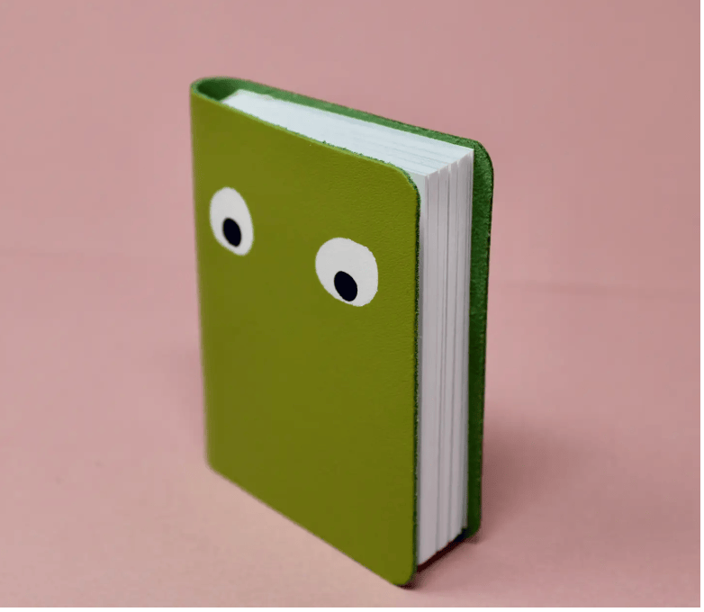 Opal Atlas Ark Leather Mini Notebook with Eyes available in Joshua Tree at JT Trading Post