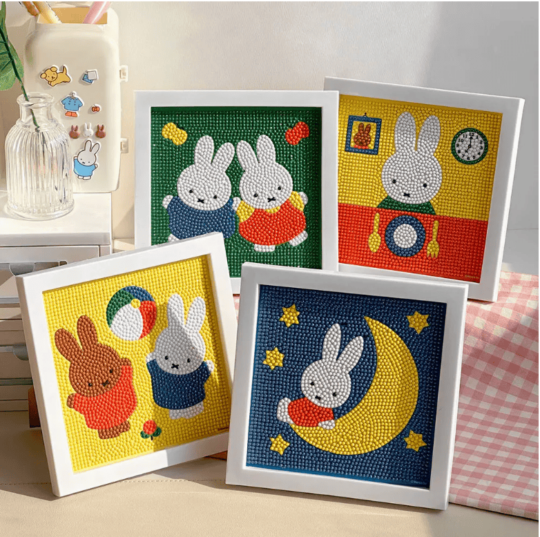 Opal Atlas Miffy DIY Diamond Painting Kit available in Joshua Tree at JT Trading Post