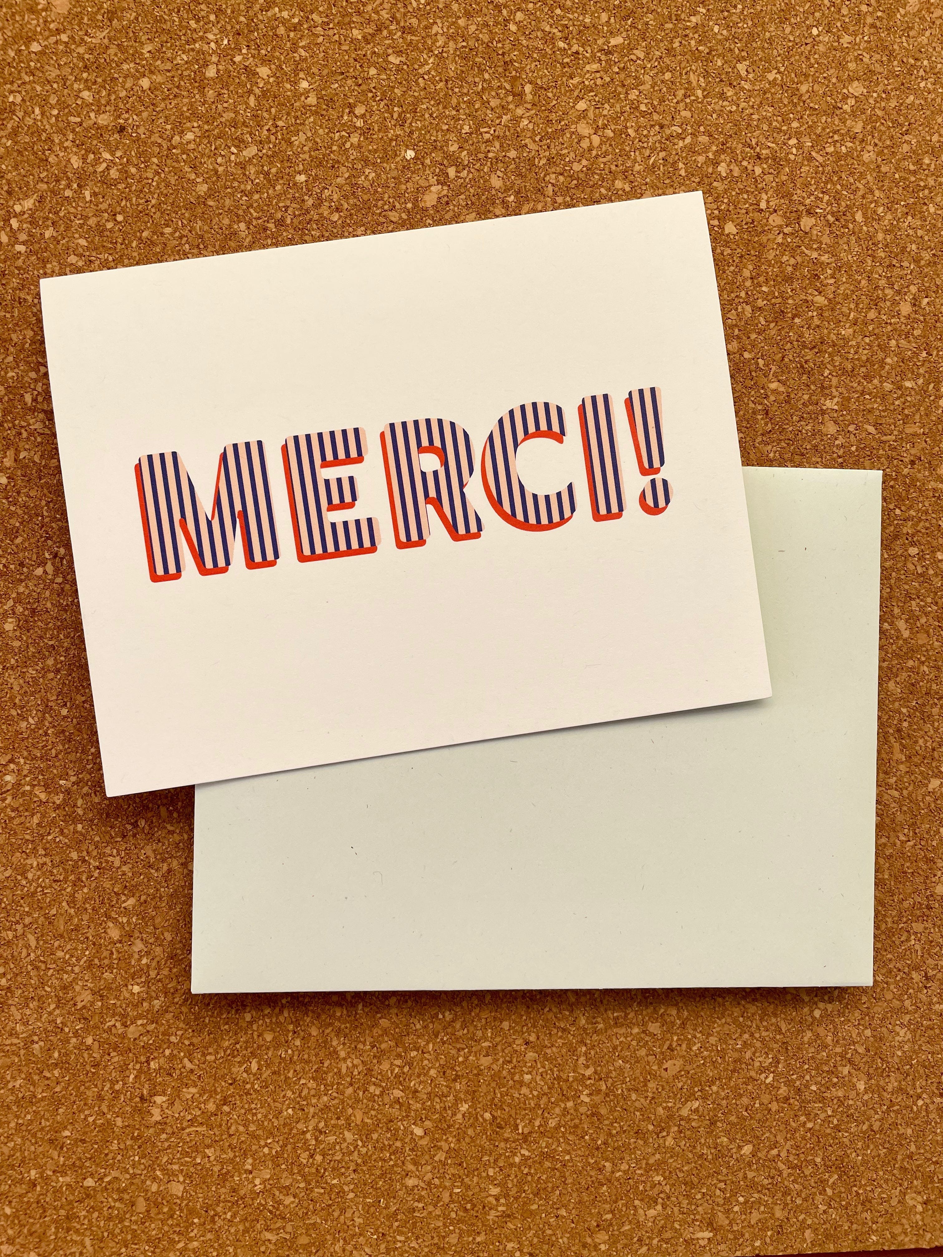 Opal Atlas International Friendship Greeting Card - Merci available in Joshua Tree at JT Trading Post