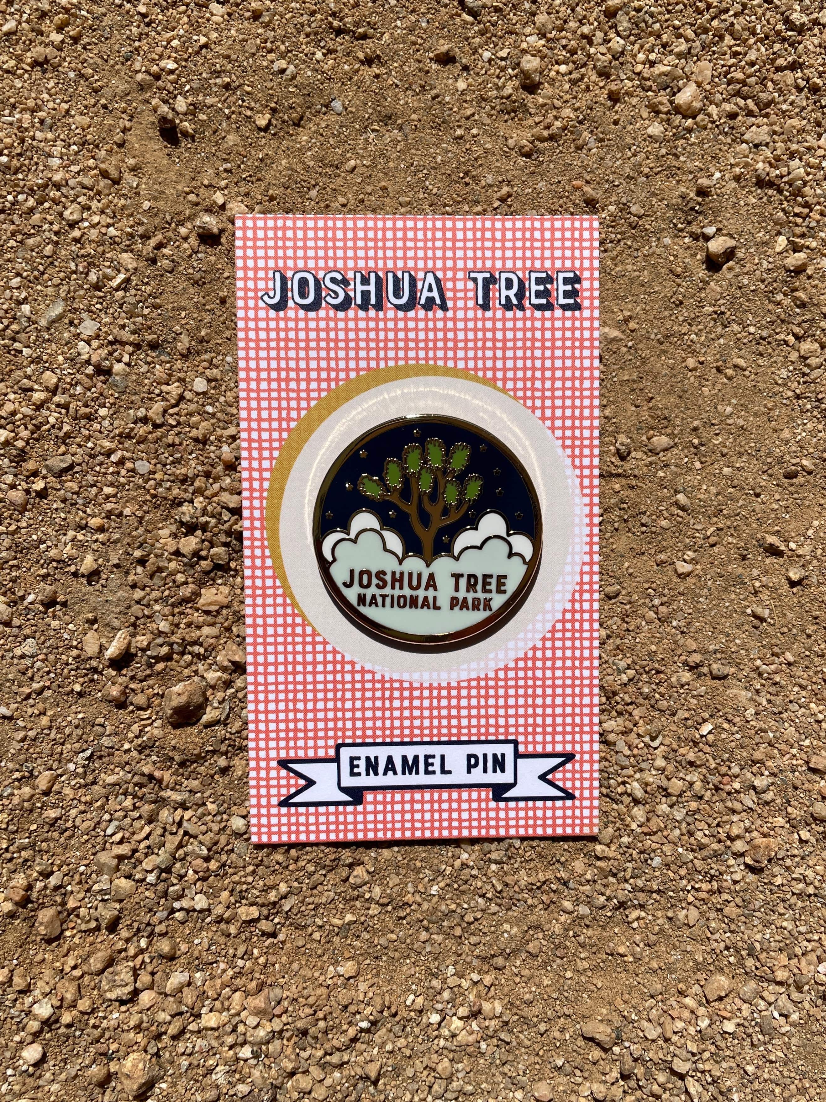 Opal Atlas Joshua Tree National Park Enamel Pin available in Joshua Tree at JT Trading Post