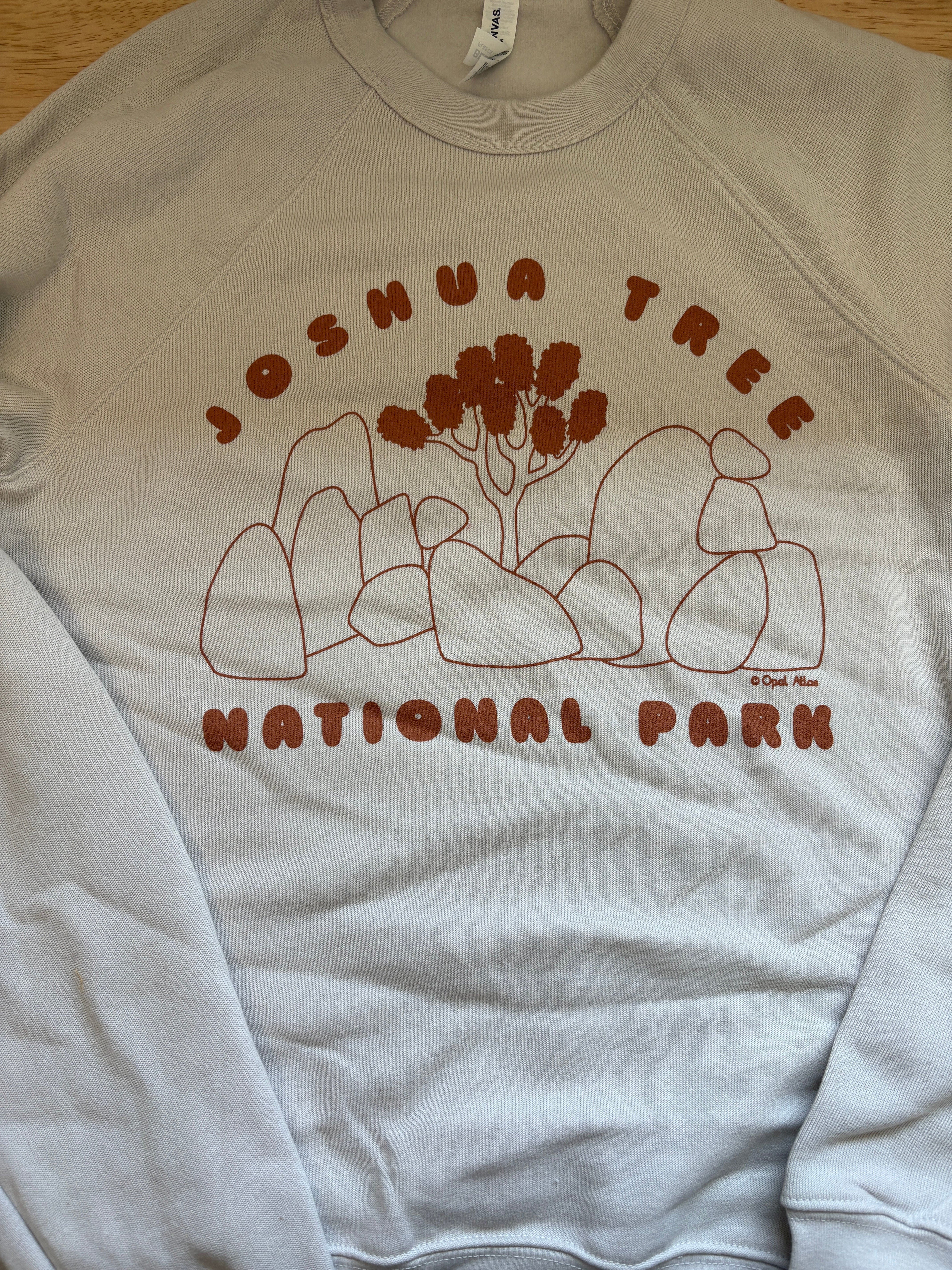 Opal Atlas JTNP Sweatshirt GREY available in Joshua Tree at JT Trading Post