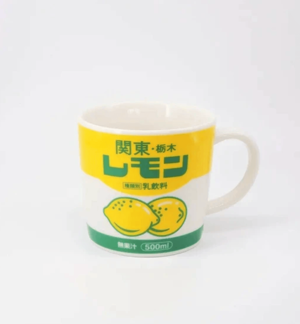 Opal Atlas Lemon Milk  or Strawberry Milk Mug available in Joshua Tree at JT Trading Post