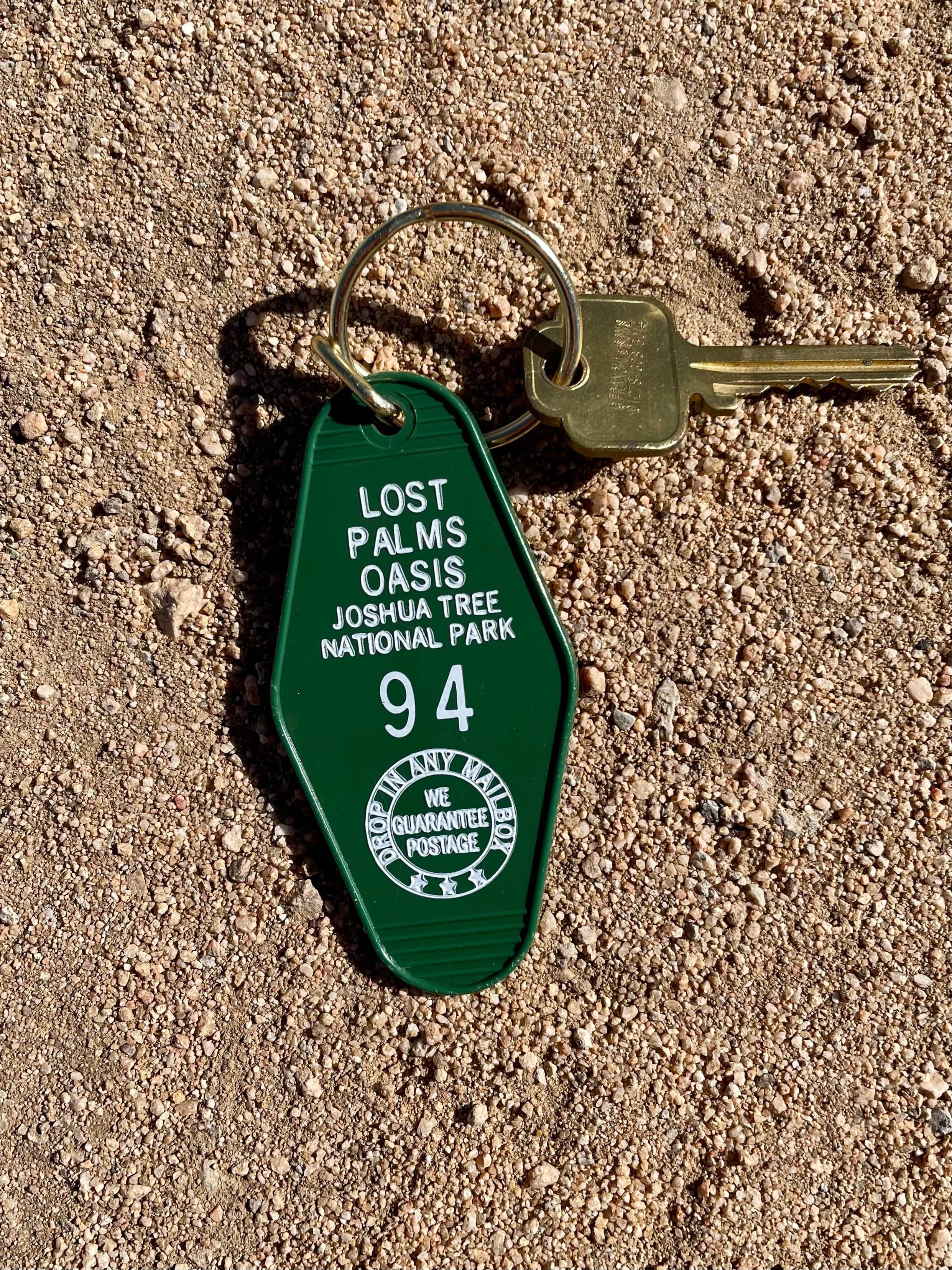 Opal Atlas Lost Palms Oasis Keychain available in Joshua Tree at JT Trading Post