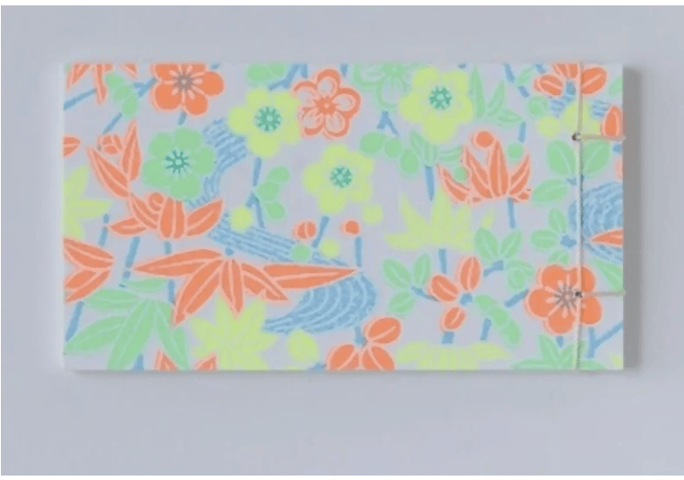 Opal Atlas Yuzen Washi Watoji Memo Neon available in Joshua Tree at JT Trading Post