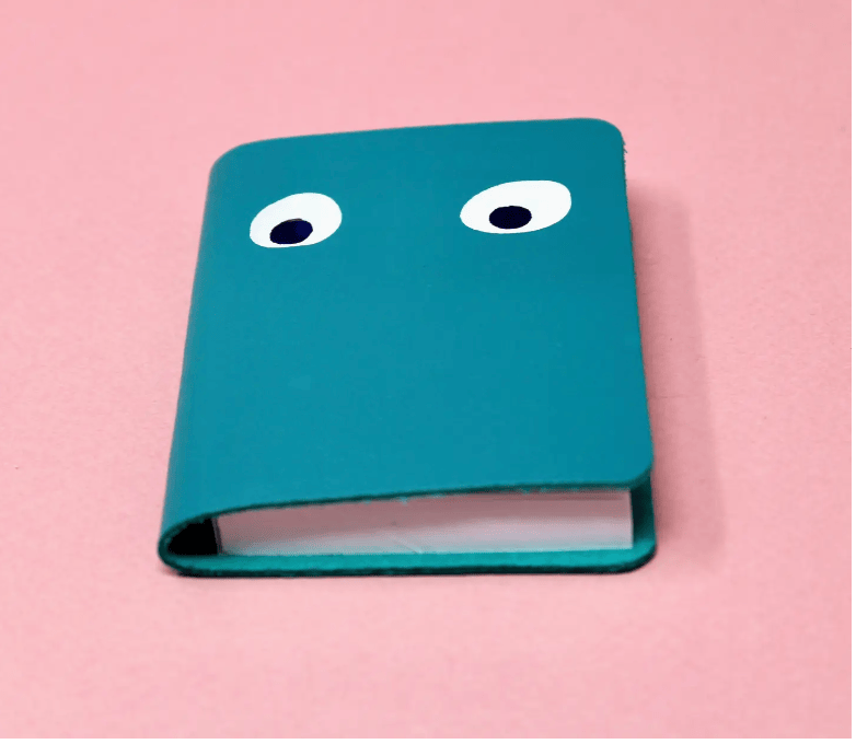 Opal Atlas Ark Leather Mini Notebook with Eyes available in Joshua Tree at JT Trading Post
