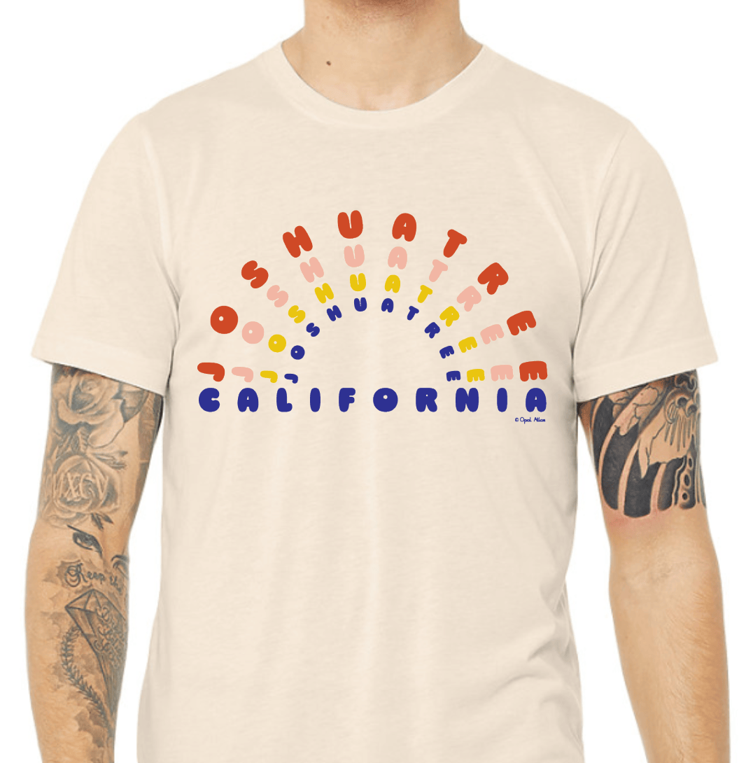 Opal Atlas Joshua Tree Rainbow Tee available in Joshua Tree at JT Trading Post