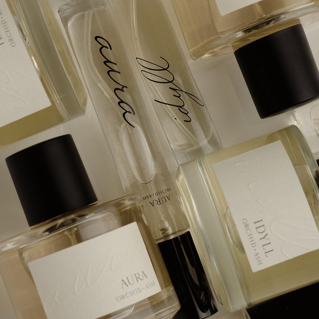 Orchid + Ash AURA Perfume Travel Spray available in Joshua Tree at JT Trading Post