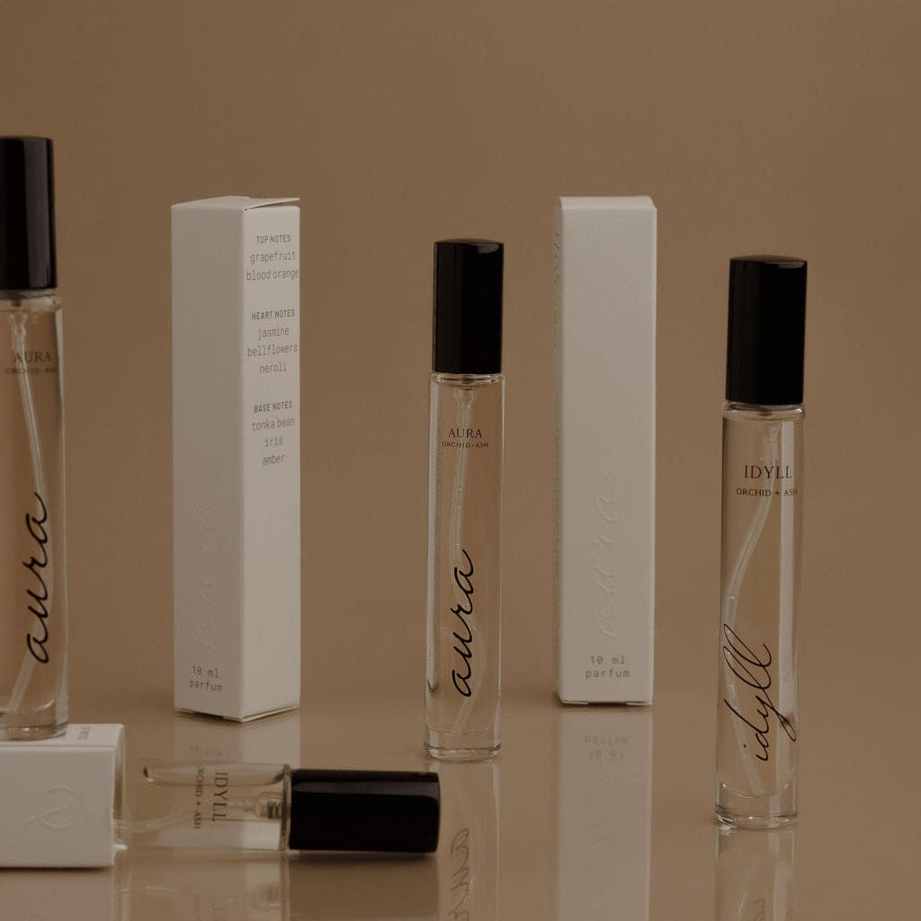 Orchid + Ash AURA Perfume Travel Spray available in Joshua Tree at JT Trading Post