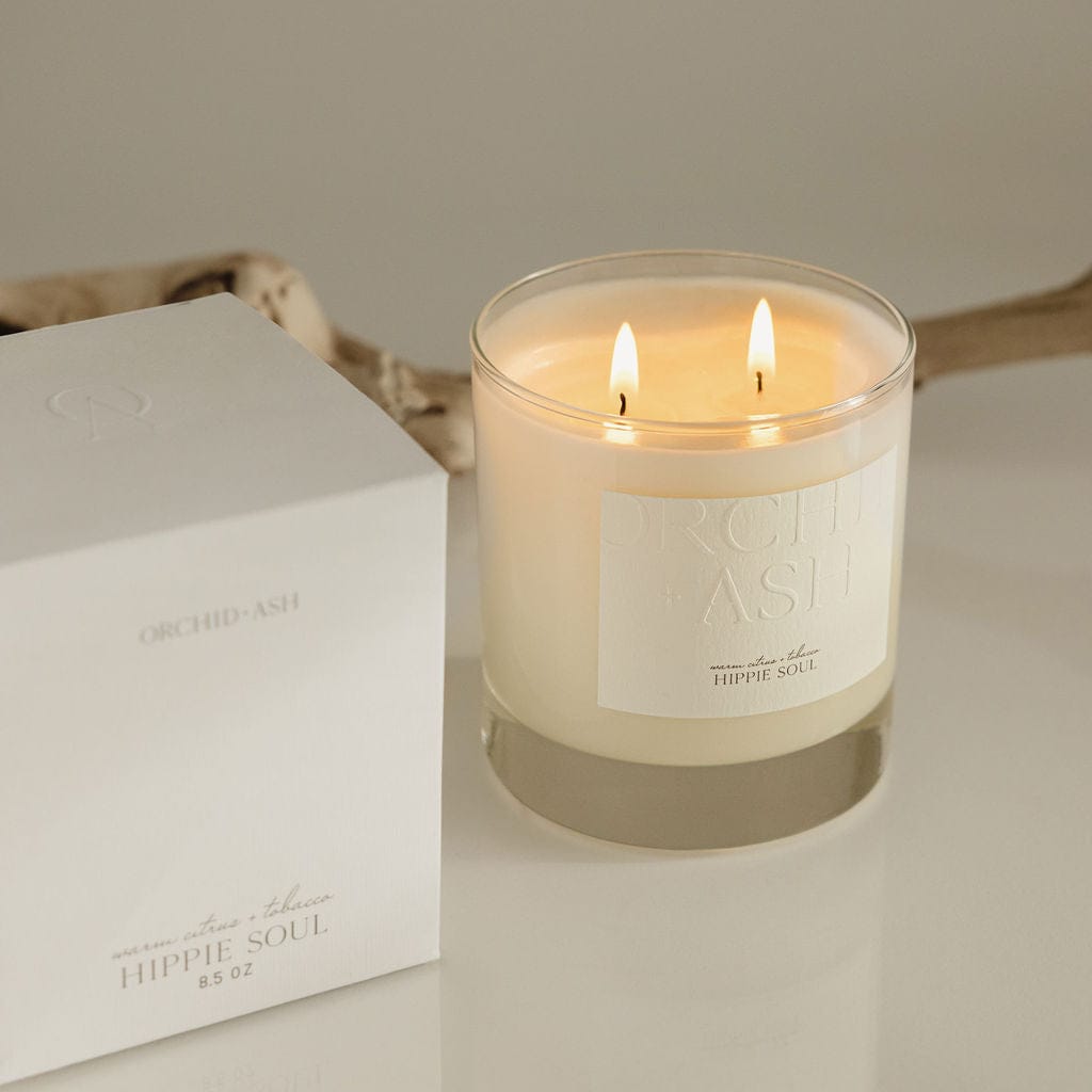 Orchid + Ash HIPPIE SOUL Natural Candle available in Joshua Tree at JT Trading Post