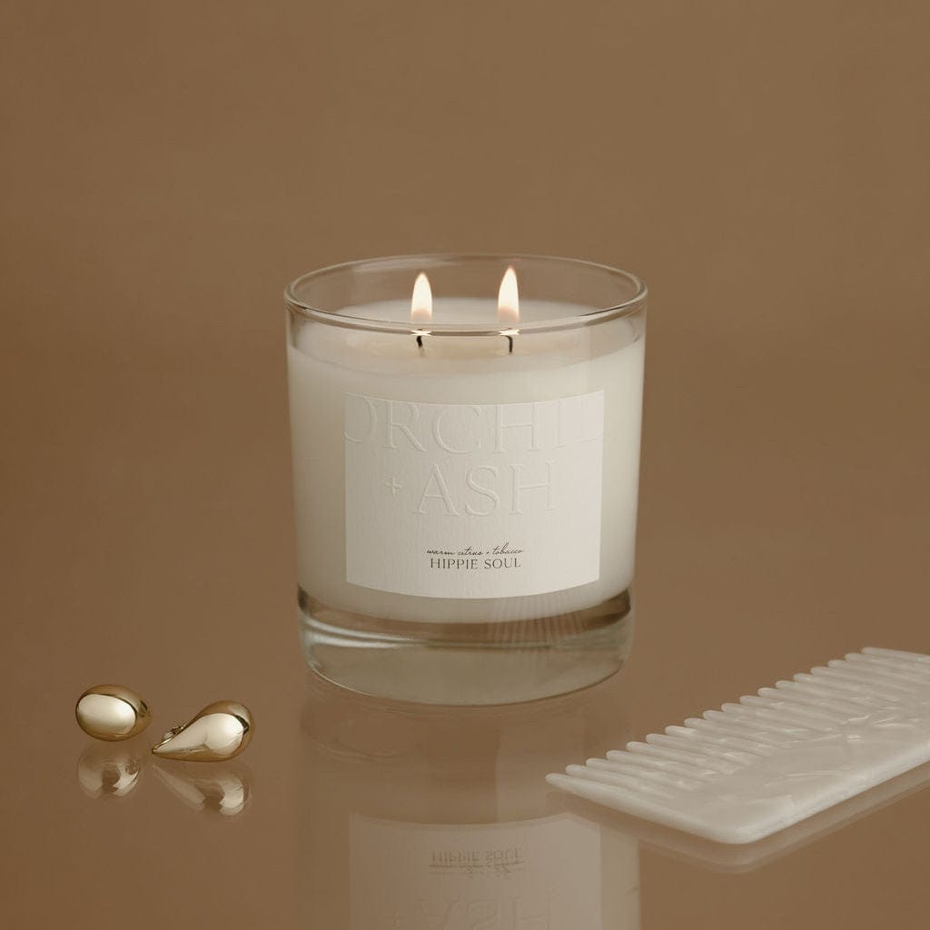 Orchid + Ash HIPPIE SOUL Natural Candle available in Joshua Tree at JT Trading Post
