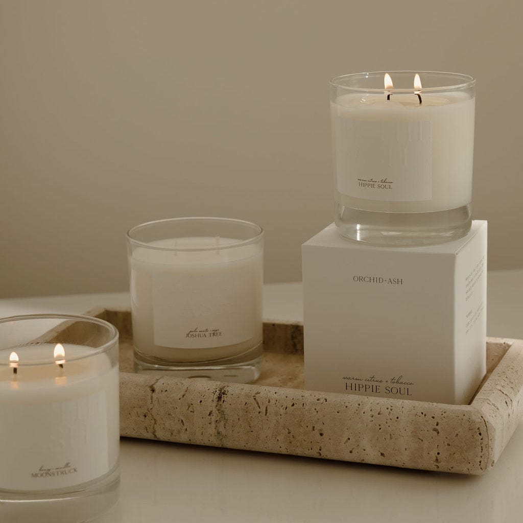 Orchid + Ash JOSHUA TREE Natural Candle available in Joshua Tree at JT Trading Post