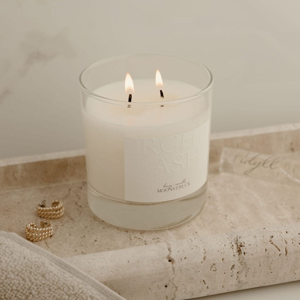 Orchid + Ash MOONSTRUCK Natural Candle available in Joshua Tree at JT Trading Post