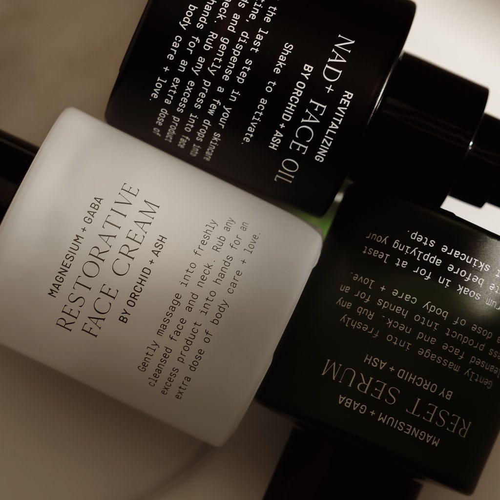 Orchid + Ash The Daily Ritual | Supplement-Powered Skincare Trio available in Joshua Tree at JT Trading Post