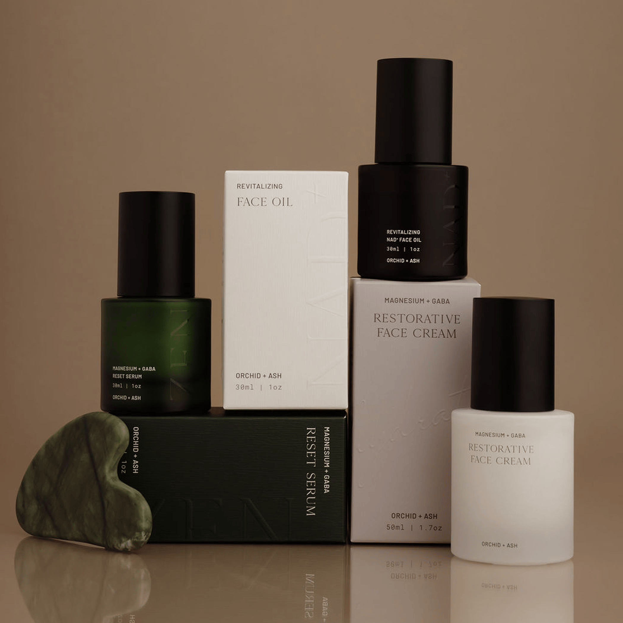 Orchid + Ash The Daily Ritual | Supplement-Powered Skincare Trio available in Joshua Tree at JT Trading Post