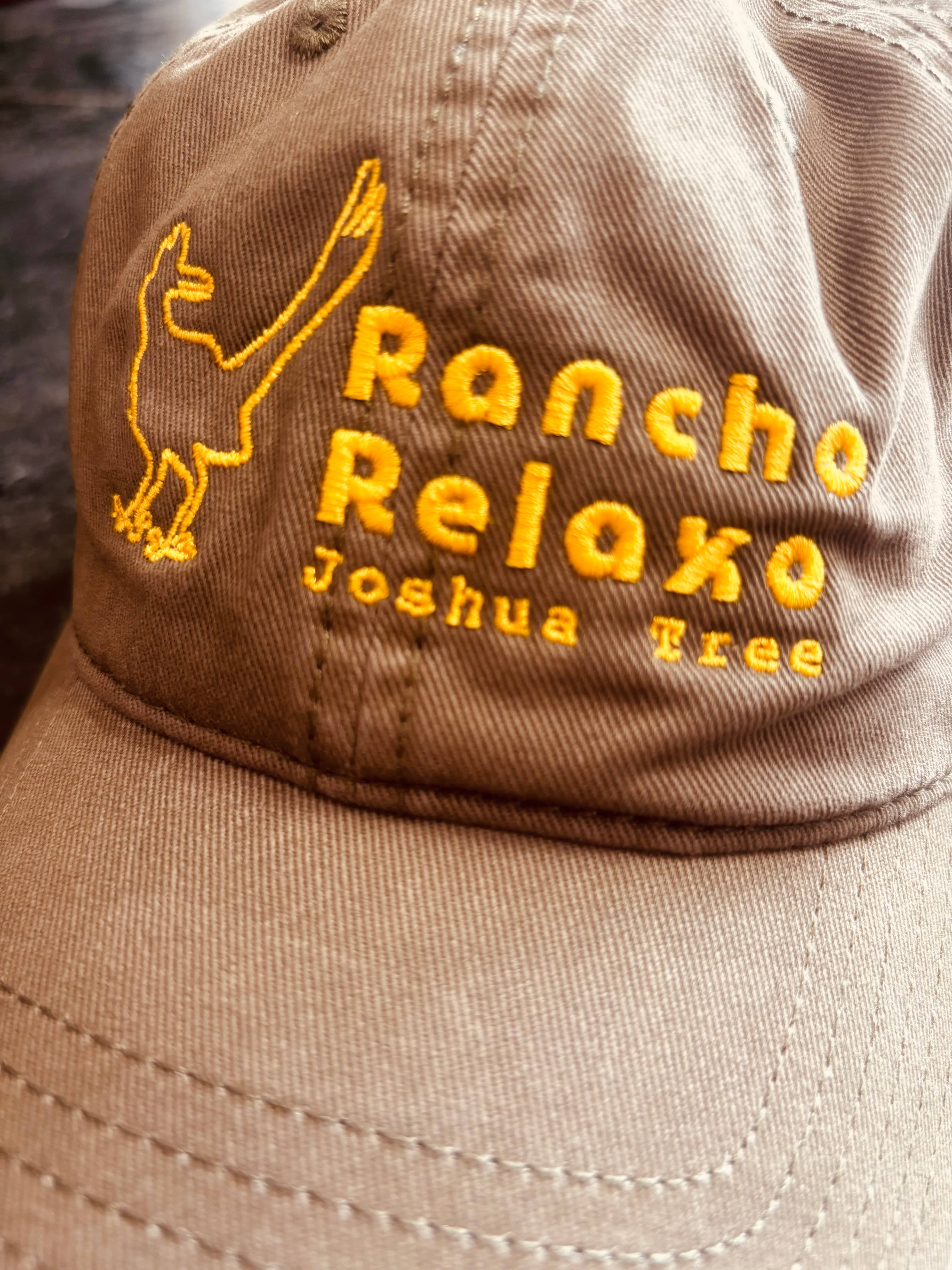 Rancho Relaxo JT, CA Club Cap available in Joshua Tree at JT Trading Post
