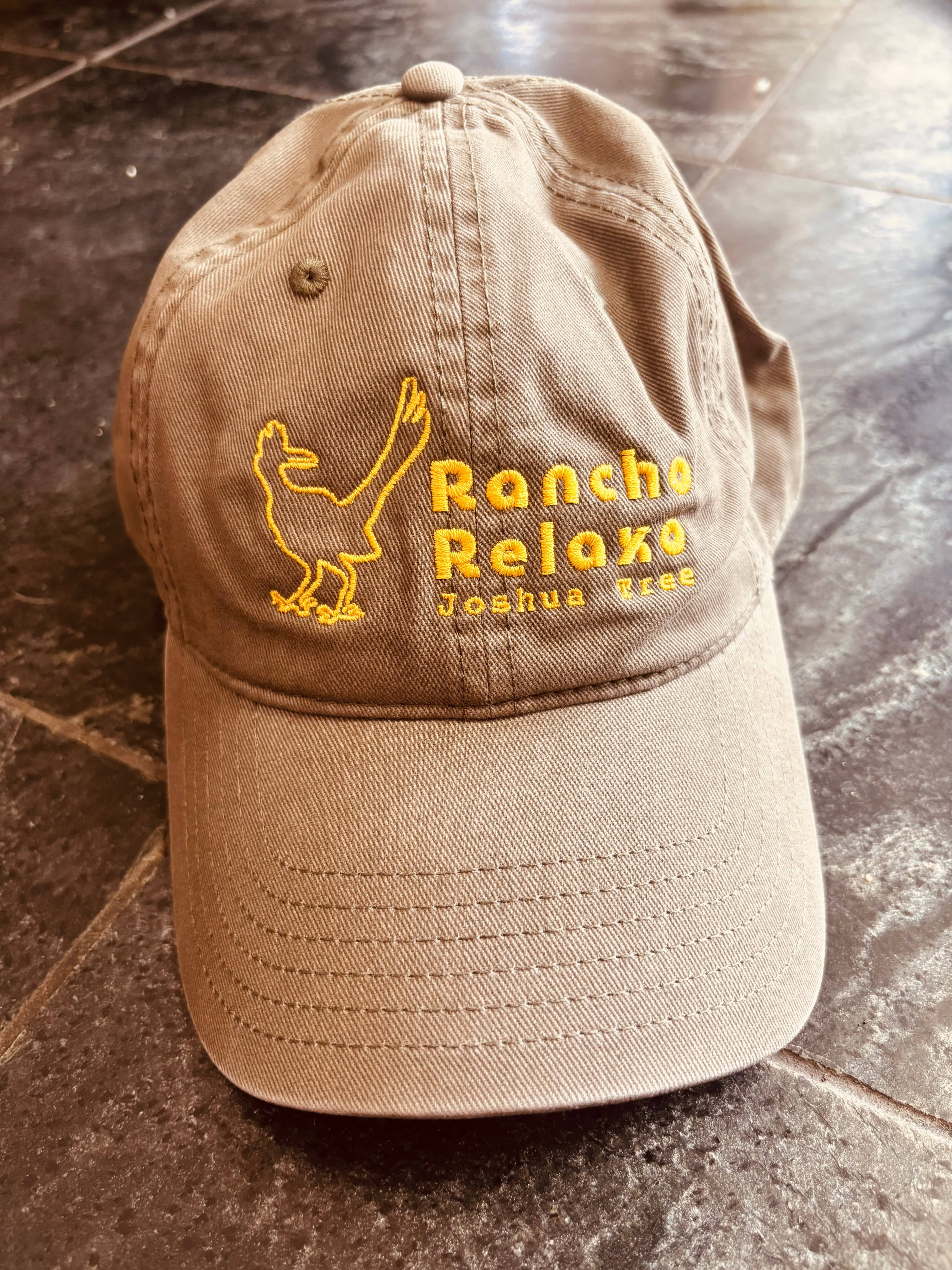 Rancho Relaxo JT, CA Club Cap available in Joshua Tree at JT Trading Post