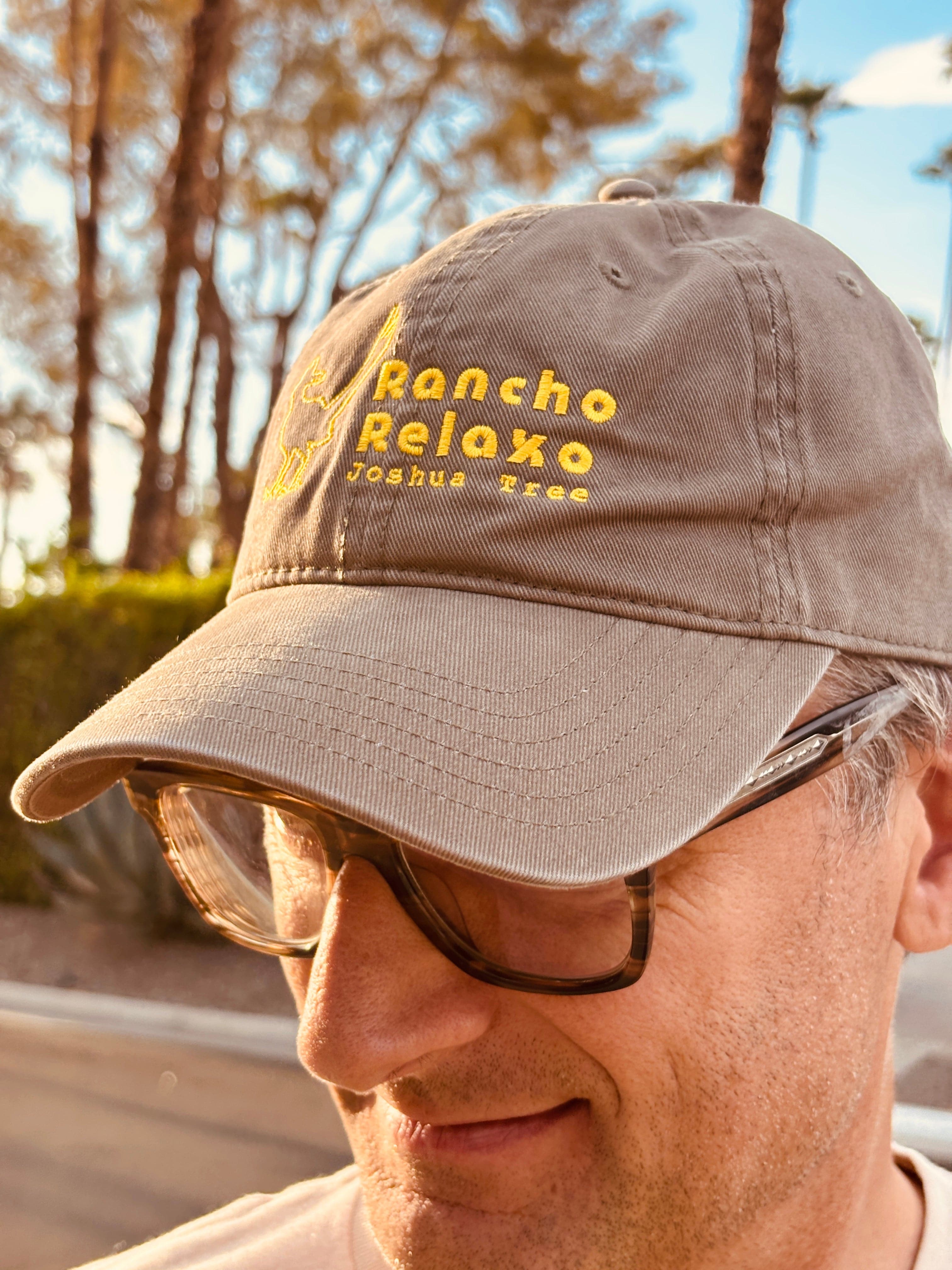 Rancho Relaxo JT, CA Club Cap available in Joshua Tree at JT Trading Post