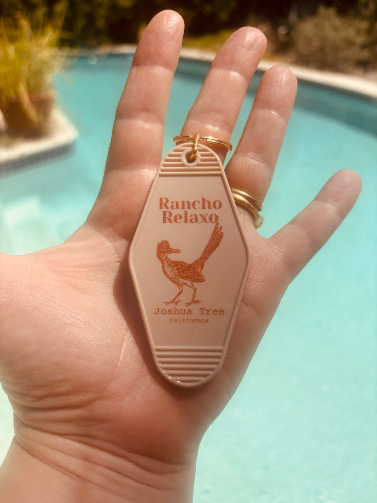 JT, CA Vintage Motel Keychain