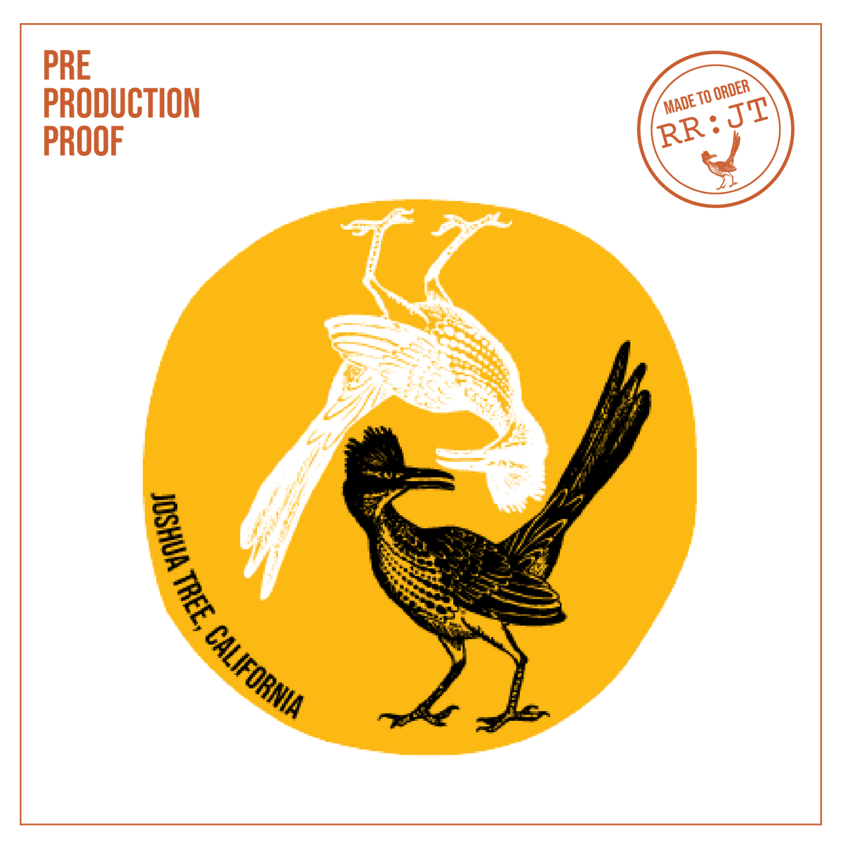 Rancho Relaxo JT, CA Yin Yang Sticker available in Joshua Tree at JT Trading Post