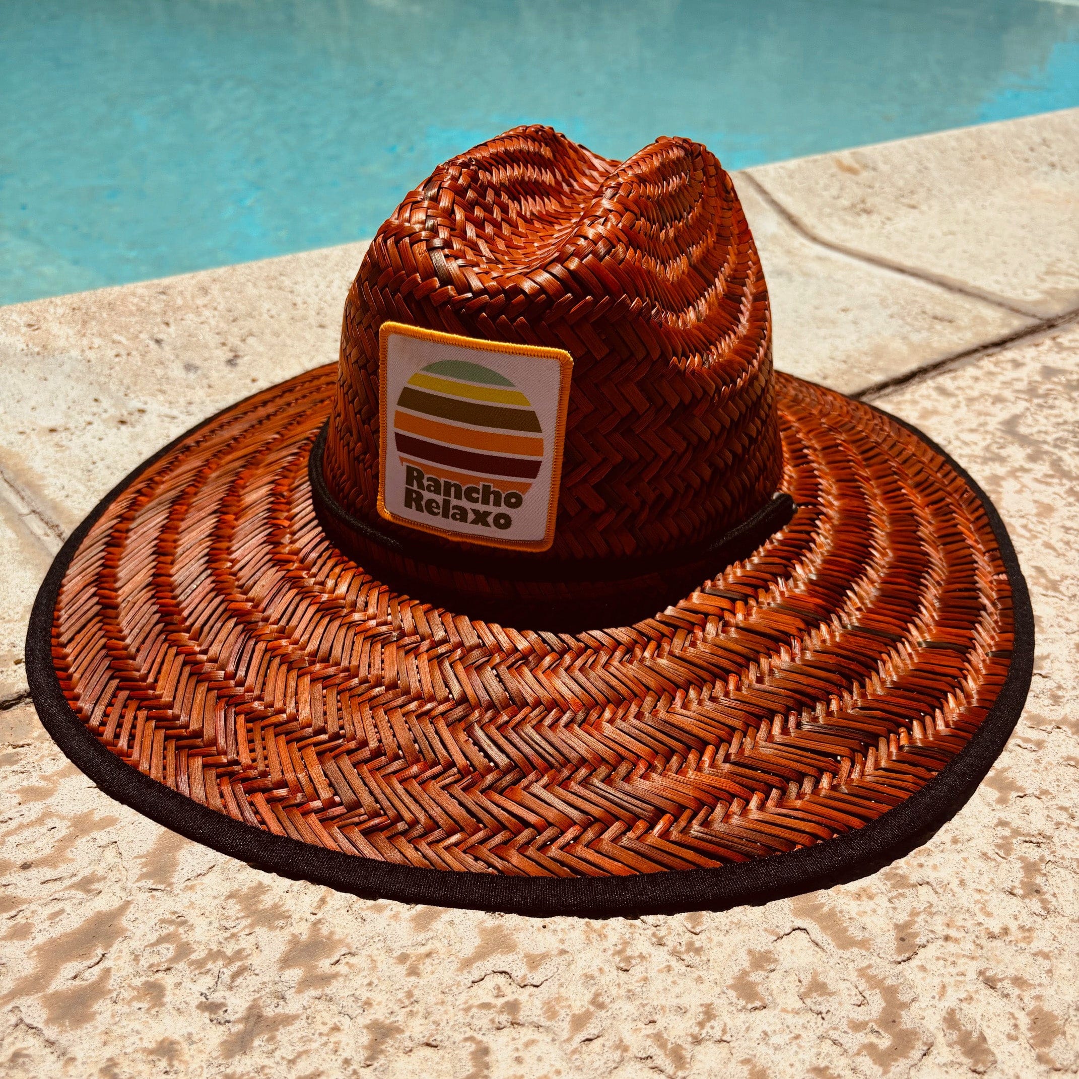 Rancho Relaxo Sunbow Straw Hat available in Joshua Tree at JT Trading Post