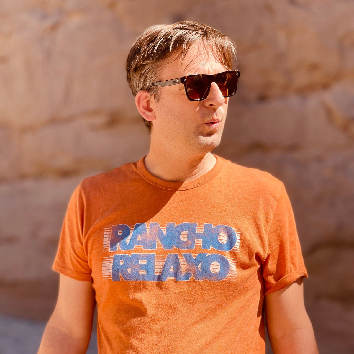 Rancho Relaxo Mens Retro 70s Keeper Tee available in Joshua Tree at JT Trading Post