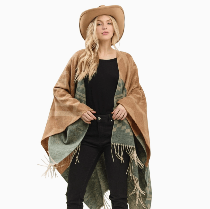 Red Raven Trading Co Ruana available in Joshua Tree at JT Trading Post