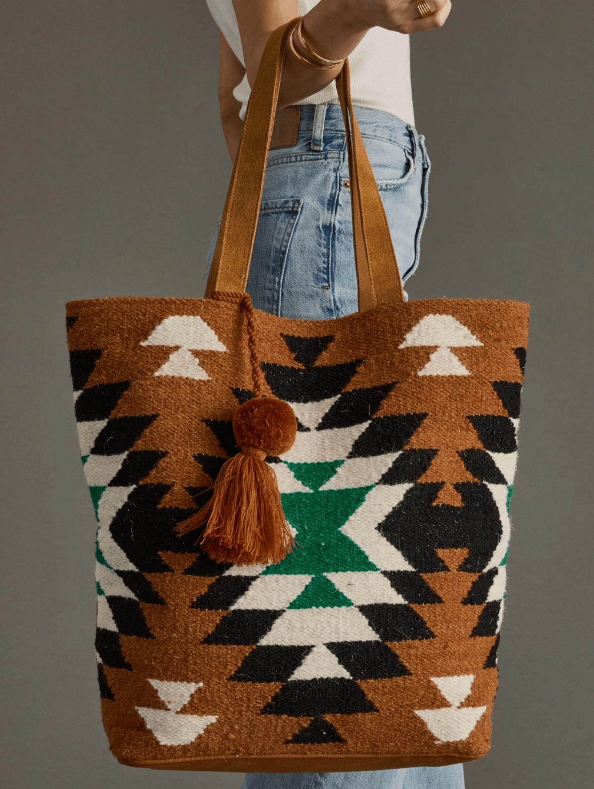 Red Raven Trading Co Wool Tote available in Joshua Tree at JT Trading Post