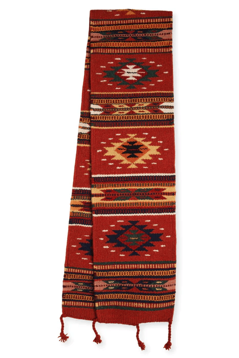Red Raven Trading Co Wool Table Runner available in Joshua Tree at JT Trading Post