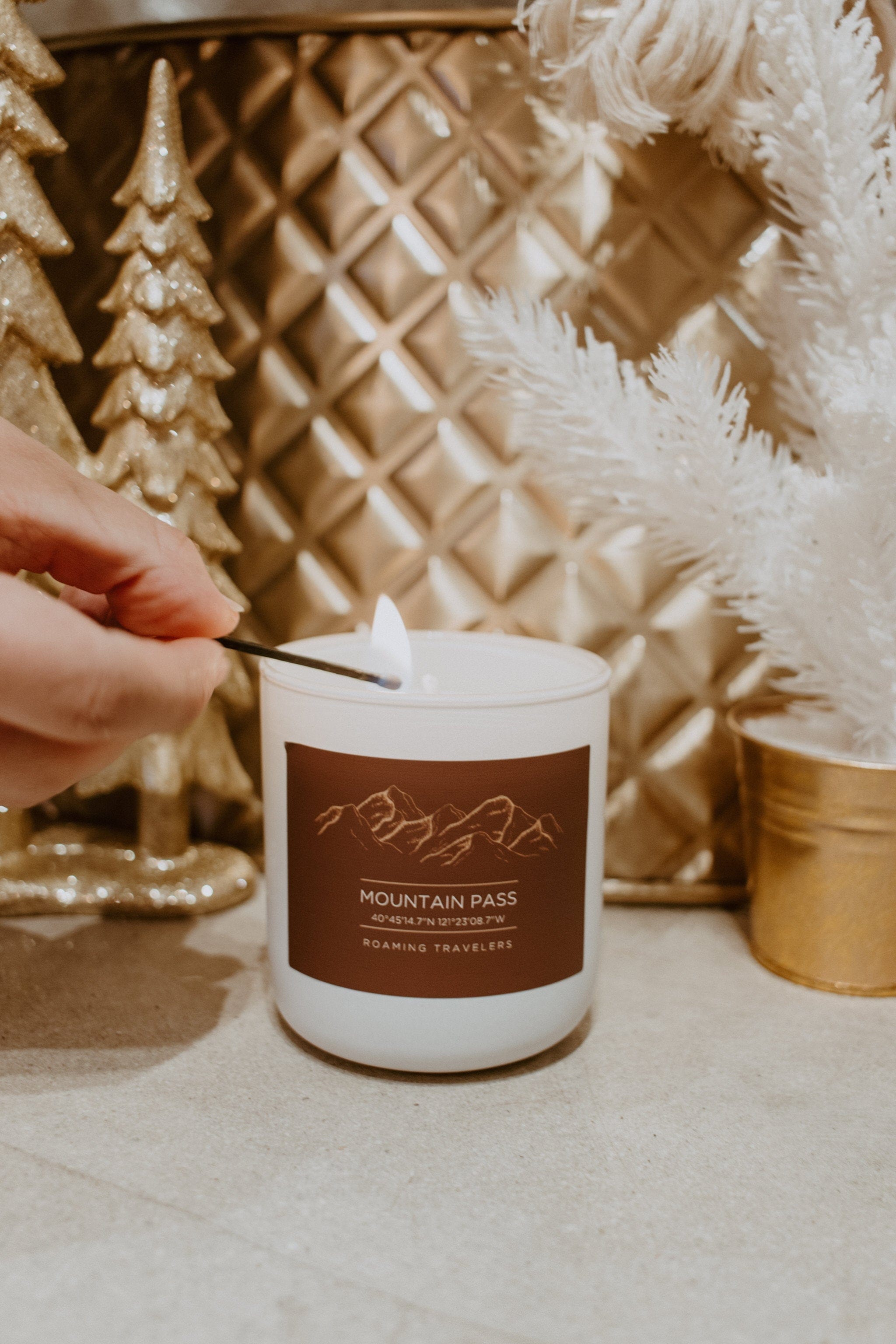 Roaming Travelers Mountain Pass Candle available in Joshua Tree at JT Trading Post