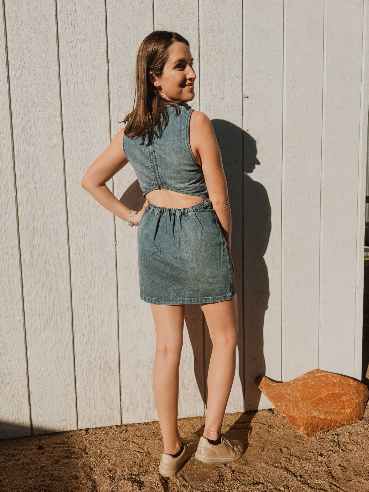 Roaming Travelers Atlas Denim Mini in Blue Fade available in Joshua Tree at JT Trading Post