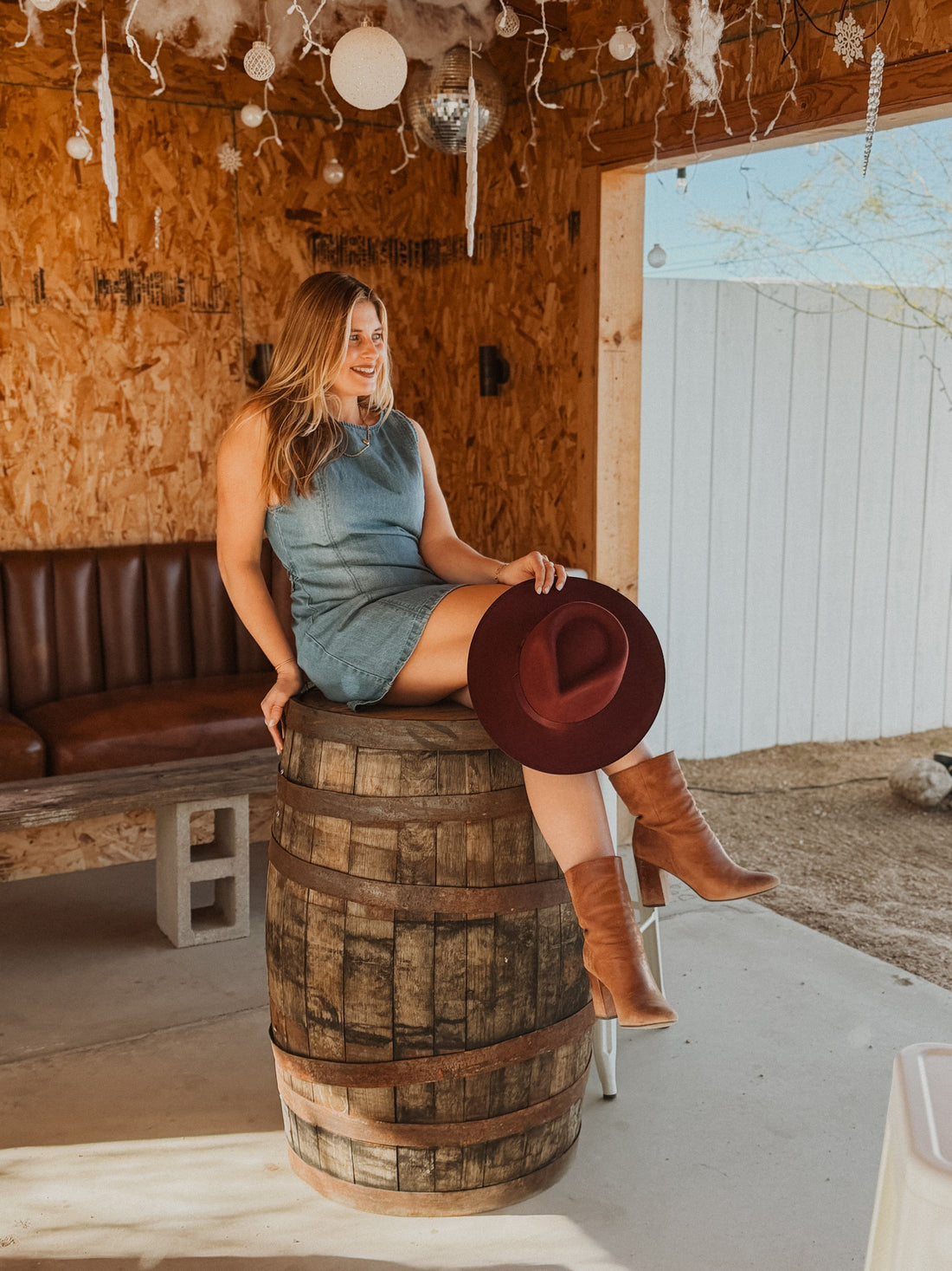Roaming Travelers Atlas Denim Mini in Blue Fade available in Joshua Tree at JT Trading Post